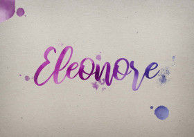 Eleonore Watercolor Name DP