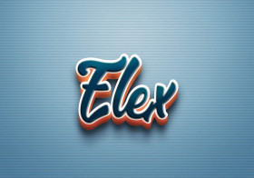 Cursive Name DP: Elex