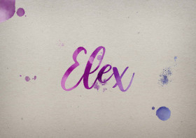 Elex Watercolor Name DP