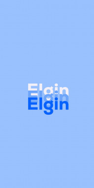 Name DP: Elgin