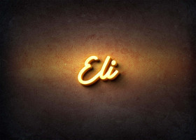 Glow Name Profile Picture for Eli