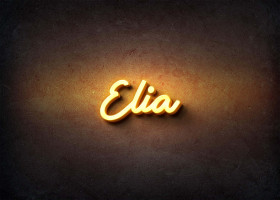 Glow Name Profile Picture for Elia