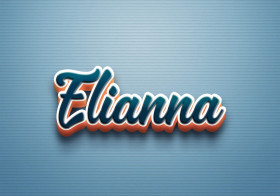 Cursive Name DP: Elianna