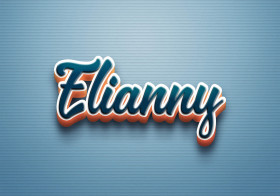 Cursive Name DP: Elianny