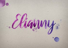 Elianny Watercolor Name DP