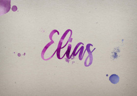 Elias Watercolor Name DP