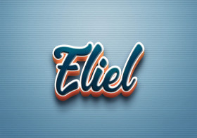 Cursive Name DP: Eliel