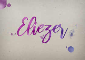 Eliezer Watercolor Name DP