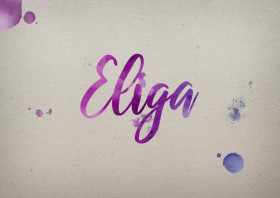 Eliga Watercolor Name DP