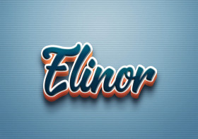 Cursive Name DP: Elinor