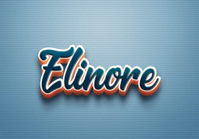 Cursive Name DP: Elinore