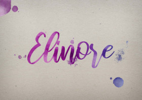 Elinore Watercolor Name DP