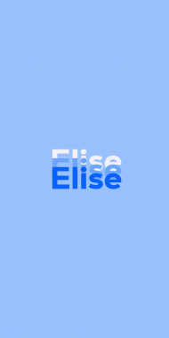 Name DP: Elise