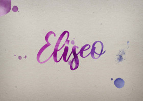Eliseo Watercolor Name DP
