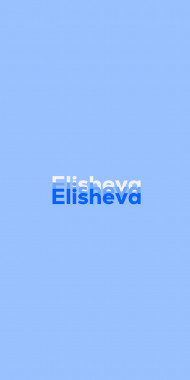 Name DP: Elisheva
