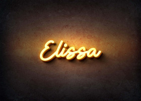 Glow Name Profile Picture for Elissa
