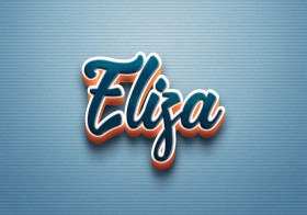Cursive Name DP: Eliza