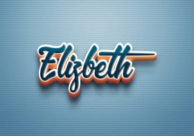 Cursive Name DP: Elizbeth