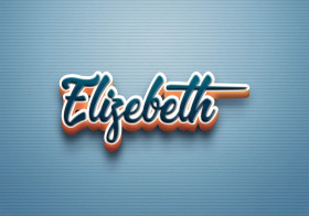 Cursive Name DP: Elizebeth