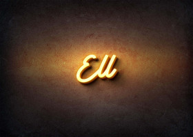 Glow Name Profile Picture for Ell