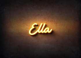Glow Name Profile Picture for Ella