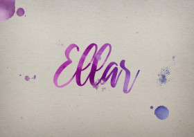 Ellar Watercolor Name DP