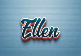 Cursive Name DP: Ellen