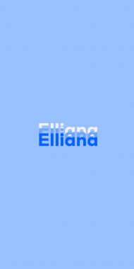 Name DP: Elliana