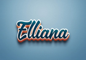 Cursive Name DP: Elliana