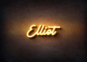 Glow Name Profile Picture for Elliot