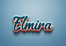 Cursive Name DP: Elmira