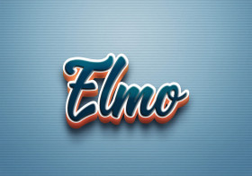 Cursive Name DP: Elmo