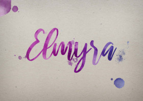 Elmyra Watercolor Name DP