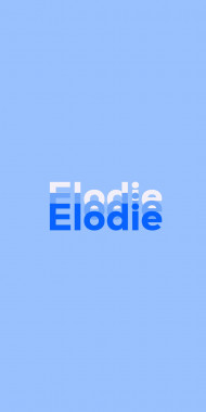 Name DP: Elodie