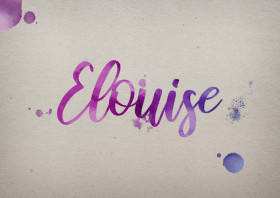 Elouise Watercolor Name DP