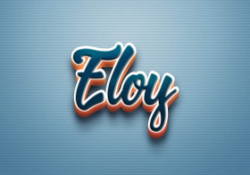 Cursive Name DP: Eloy