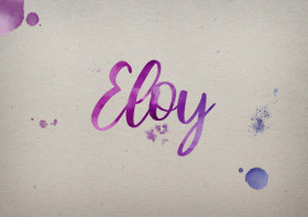 Eloy Watercolor Name DP