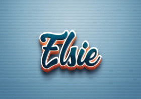 Cursive Name DP: Elsie