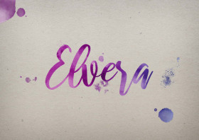 Elvera Watercolor Name DP