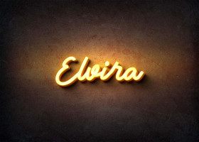 Glow Name Profile Picture for Elvira