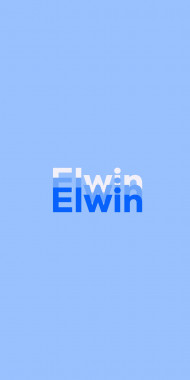 Name DP: Elwin
