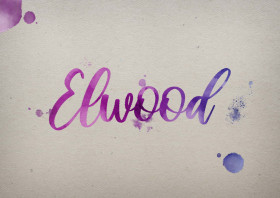 Elwood Watercolor Name DP