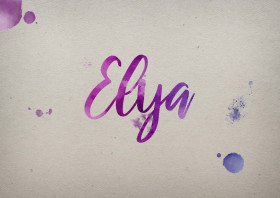 Elya Watercolor Name DP