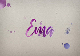 Ema Watercolor Name DP