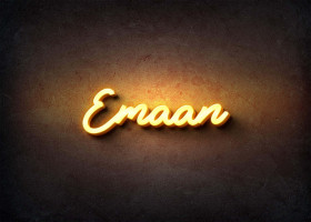 Glow Name Profile Picture for Emaan