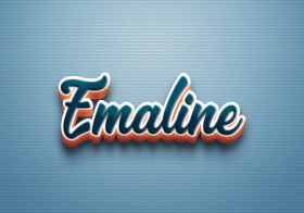 Cursive Name DP: Emaline