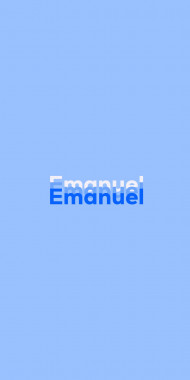 Name DP: Emanuel