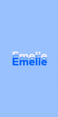 Name DP: Emelie