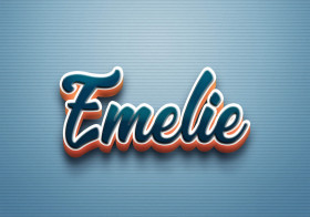 Cursive Name DP: Emelie