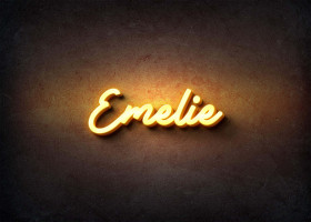 Glow Name Profile Picture for Emelie